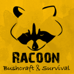 Bushcraft survival racoon